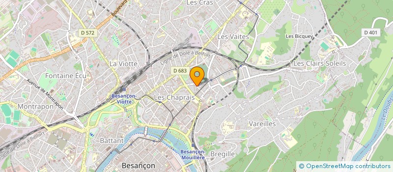 localisation de l'entreprise MONSIEUR PATRICK AUGEREAU à BESANCON