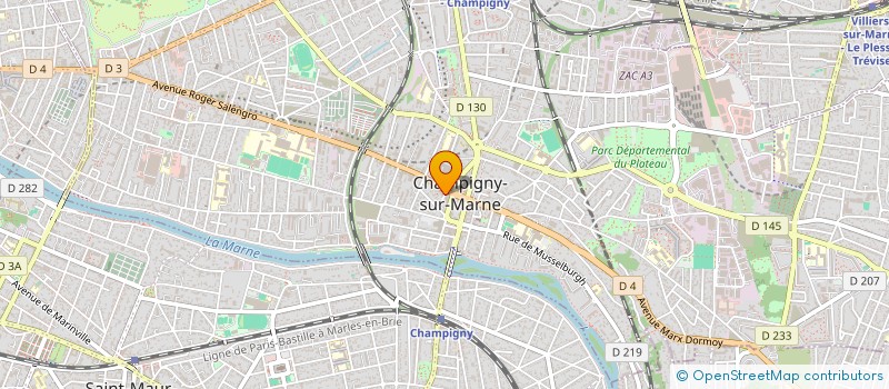 localisation de l'entreprise MONSIEUR PATRICK AUGUSTE à CHAMPIGNY-SUR-MARNE