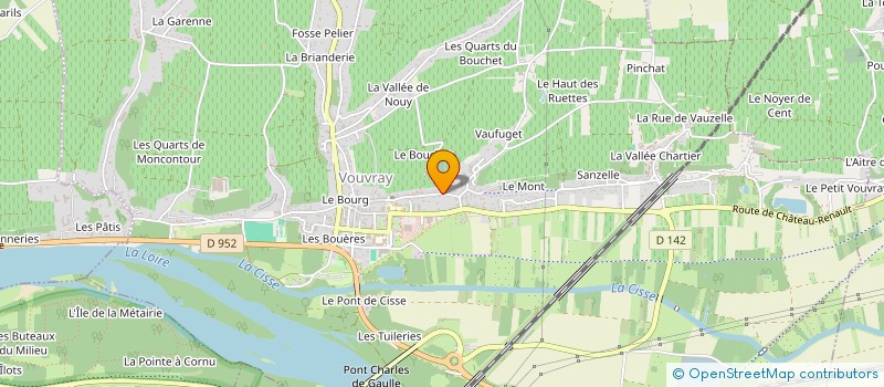 localisation de l'entreprise MONSIEUR PATRICK AULAGNIER  VOUVRAY