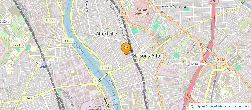 localisation de l'entreprise MONSIEUR PATRICK AUPERT à ALFORTVILLE