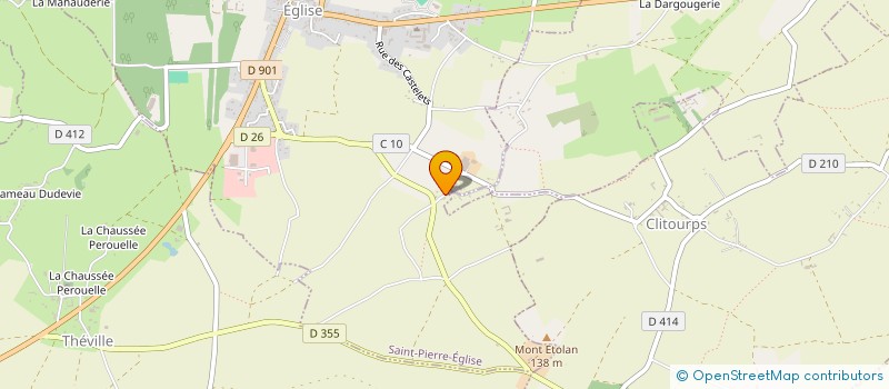 localisation de l'entreprise MONSIEUR PATRICK AVENEL  SAINT-PIERRE-EGLISE