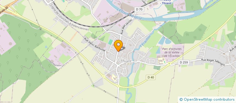 localisation de l'entreprise MONSIEUR PATRICK AVISSE  THIANT