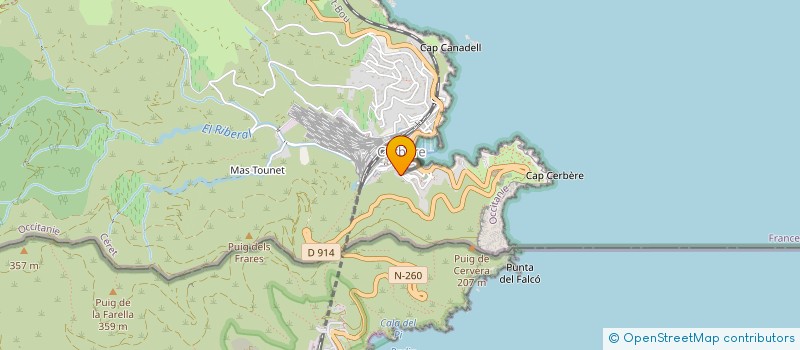 localisation de l'entreprise MONSIEUR PATRICK AYUSO  CERBERE