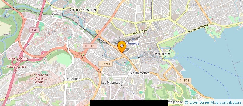 localisation de l'entreprise MONSIEUR PATRICK AZZOLA à ANNECY