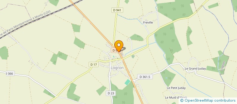localisation de l'entreprise MONSIEUR PATRICK BABIN à LOGRON