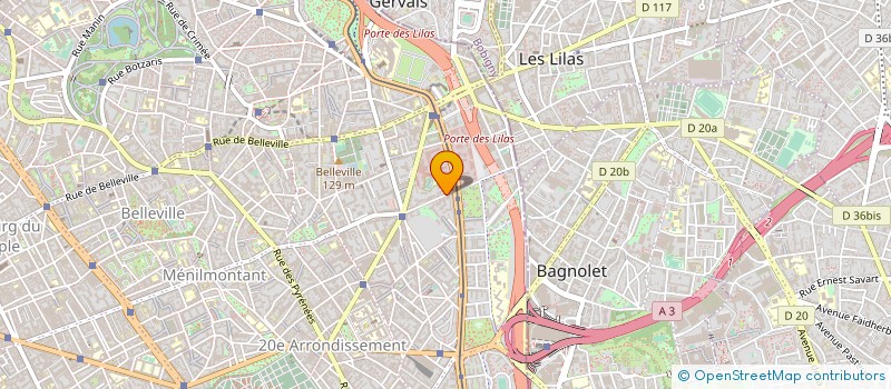 localisation de l'entreprise MONSIEUR PATRICK BACOUILLARD  PARIS