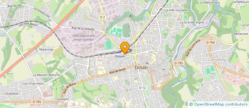 localisation de l'entreprise MONSIEUR PATRICK BAERT à DINAN
