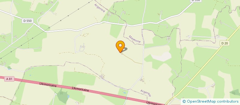 localisation de l'entreprise MONSIEUR PATRICK BAHIER  ARGENTRE