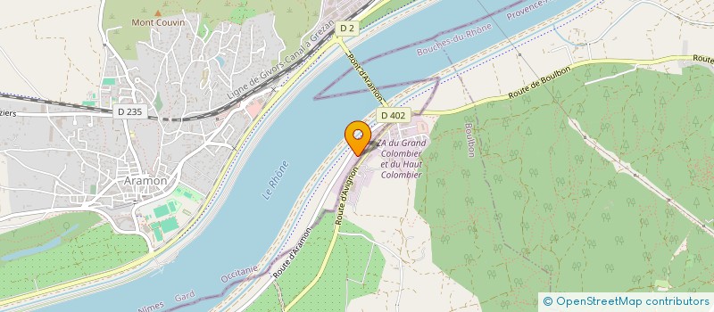 localisation de l'entreprise MONSIEUR PATRICK BALINSKI  ARAMON