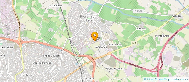 localisation de l'entreprise MONSIEUR PATRICK BALLESTA  BOUJAN-SUR-LIBRON