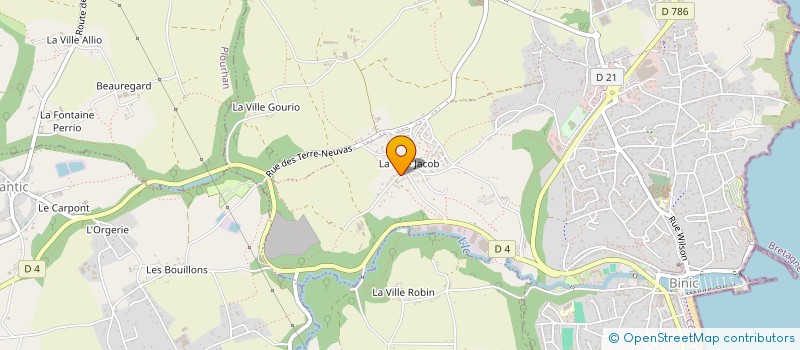 localisation de l'entreprise MONSIEUR PATRICK BALQUET à BINIC-ETABLES-SUR-MER