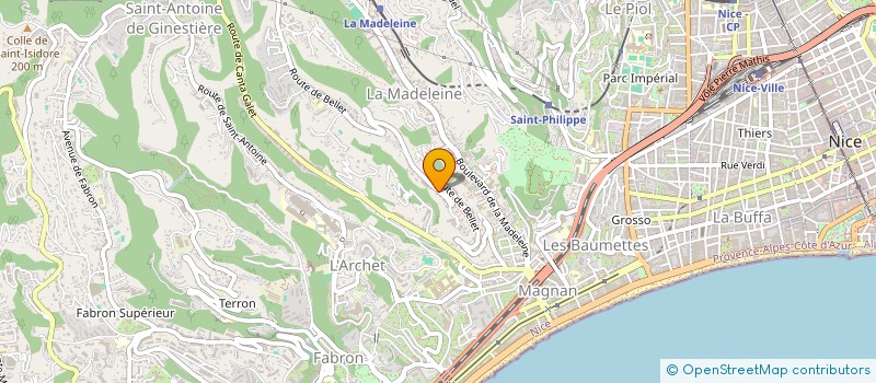 localisation de l'entreprise MONSIEUR PATRICK BANI à NICE