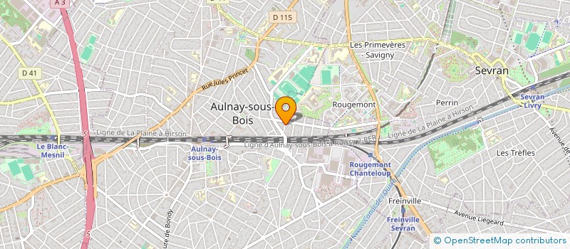 localisation de l'entreprise MONSIEUR PATRICK BANIMELIS à AULNAY-SOUS-BOIS