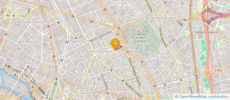 localisation de l'entreprise MONSIEUR PATRICK BANNERY  PARIS