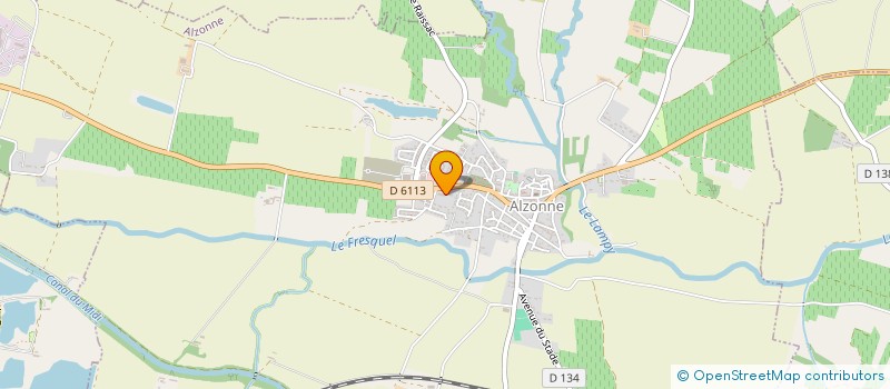 localisation de l'entreprise MONSIEUR PATRICK BARAILHE  ALZONNE