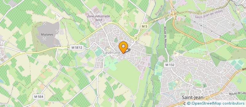 localisation de l'entreprise MONSIEUR PATRICK BARATAUD à LAVERUNE