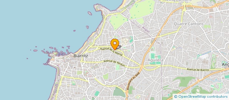 localisation de l'entreprise MONSIEUR PATRICK BARBE  BIARRITZ