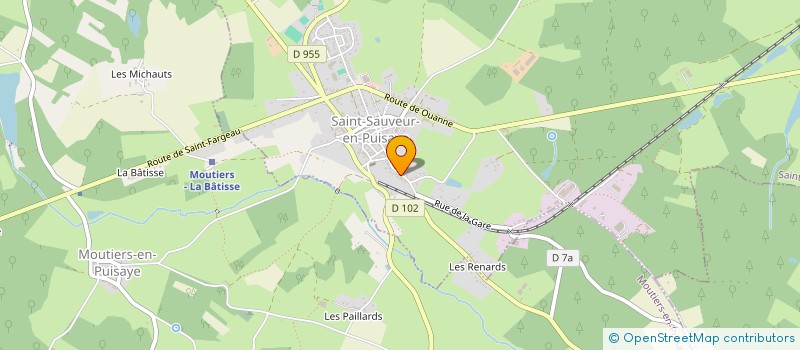 localisation de l'entreprise MONSIEUR PATRICK BARBE à SAINT-SAUVEUR-EN-PUISAYE