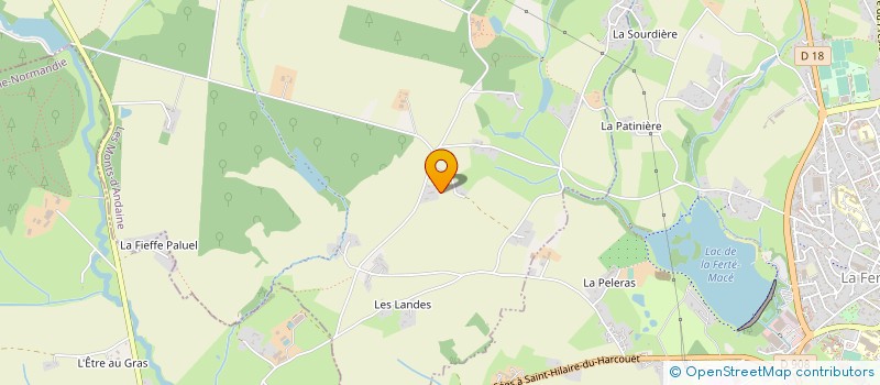 localisation de l'entreprise MONSIEUR PATRICK BARBIER à LA FERTE MACE