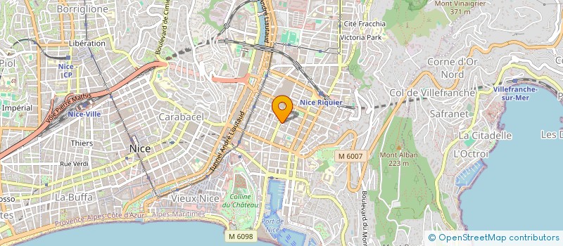 localisation de l'entreprise MONSIEUR PATRICK BARBIERI à NICE
