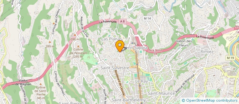localisation de l'entreprise MONSIEUR PATRICK BARCAROLI à NICE