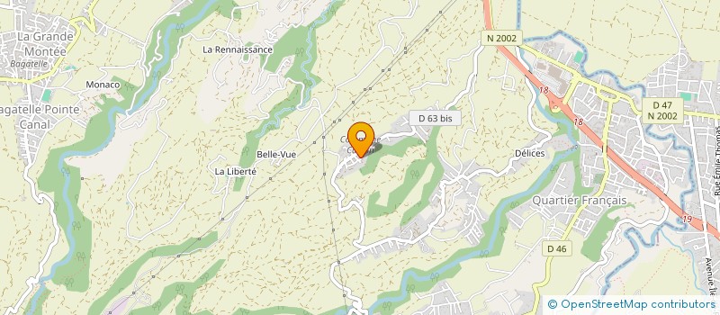 localisation de l'entreprise MONSIEUR PATRICK BARDEL  SAINTE-SUZANNE