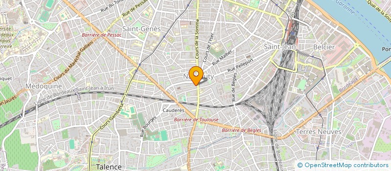 localisation de l'entreprise MONSIEUR PATRICK BARDIN  BORDEAUX