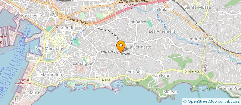 localisation de l'entreprise MONSIEUR PATRICK BARIOT  SOLLIES-TOUCAS