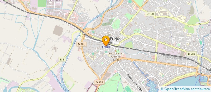 localisation de l'entreprise MONSIEUR PATRICK BARLES à FREJUS