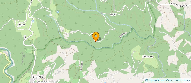 localisation de l'entreprise MONSIEUR PATRICK BARON  SANILHAC