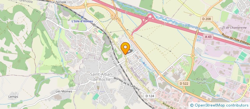 localisation de l'entreprise MONSIEUR PATRICK BARRAL  BOURGOIN-JALLIEU