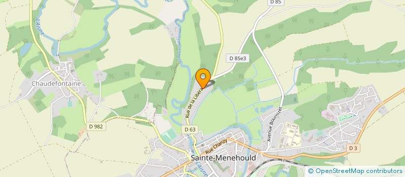 localisation de l'entreprise MONSIEUR PATRICK BARRET à SAINTE-MENEHOULD