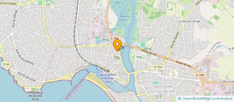 localisation de l'entreprise MONSIEUR PATRICK BARRETEAU à SAINT-GILLES-CROIX-DE-VIE