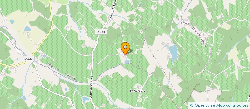 localisation de l'entreprise MONSIEUR PATRICK BARRIERE  CAPLONG