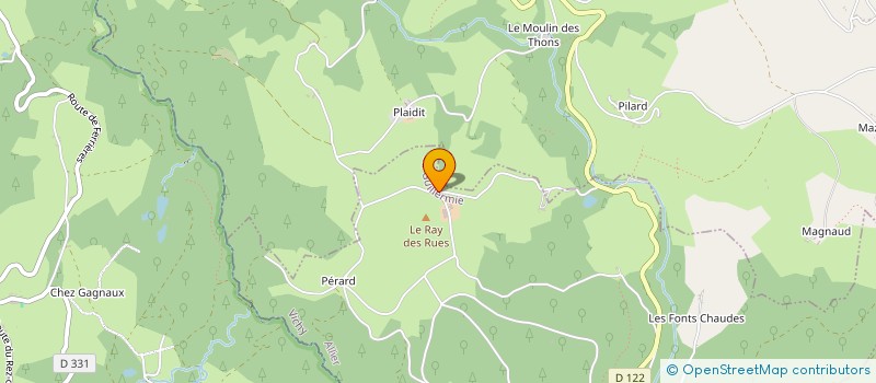 localisation de l'entreprise MONSIEUR PATRICK BASMAISON  LA GUILLERMIE