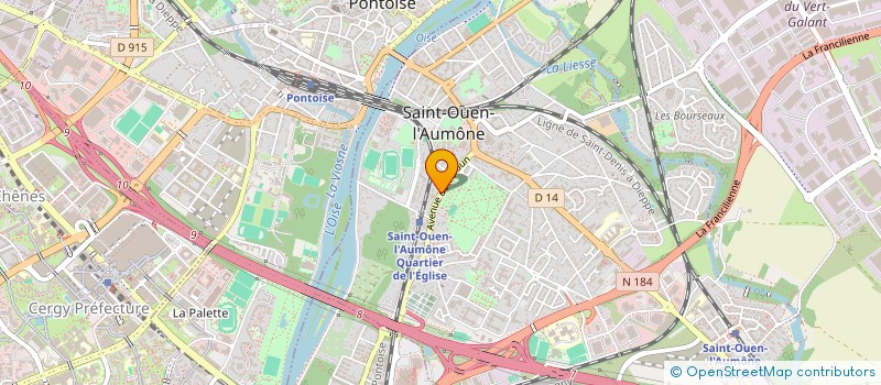 localisation de l'entreprise MONSIEUR PATRICK BASOLA MAYELA à SAINT-OUEN-L'AUMONE