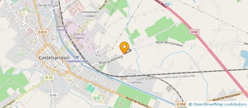 localisation de l'entreprise MONSIEUR PATRICK BASON  CASTELSARRASIN