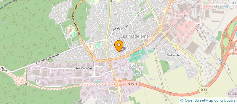 localisation de l'entreprise MONSIEUR PATRICK BASSE à EVREUX