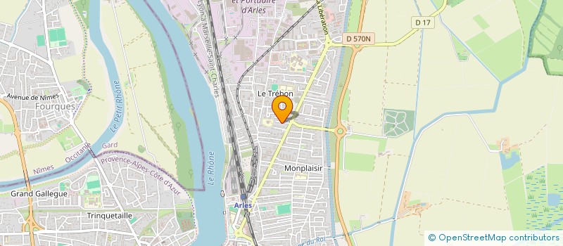 localisation de l'entreprise MONSIEUR PATRICK BASSET  ARLES