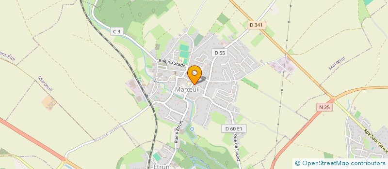 localisation de l'entreprise MONSIEUR PATRICK BASSEUX à MARŒUIL