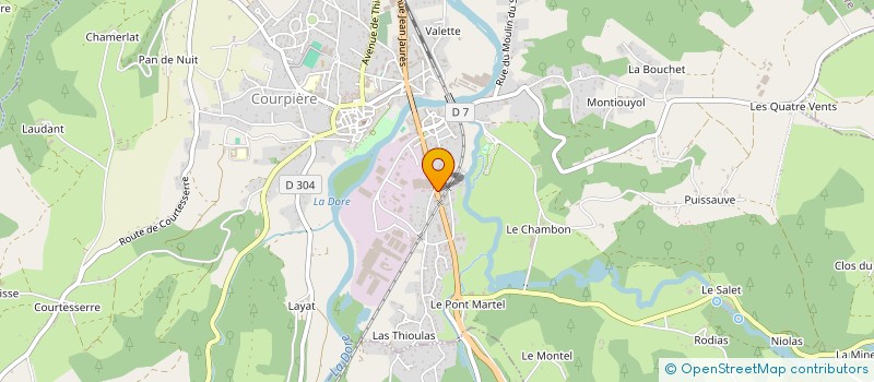 localisation de l'entreprise MONSIEUR PATRICK BATISSE à COURPIERE