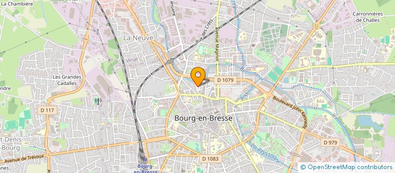 localisation de l'entreprise MONSIEUR PATRICK BAUDRY à BOURG-EN-BRESSE