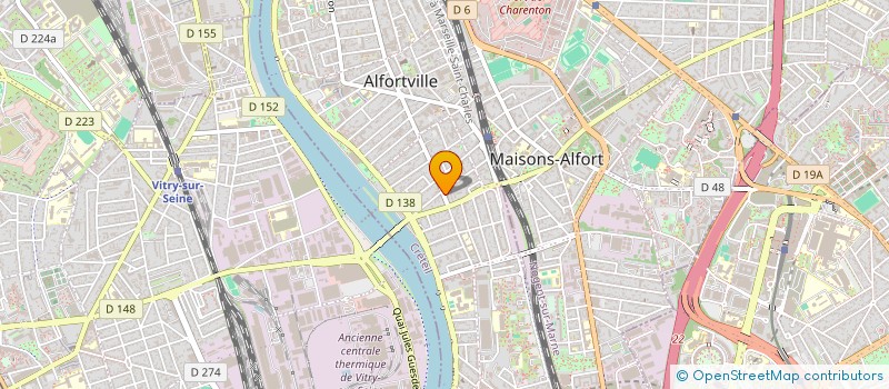 localisation de l'entreprise MONSIEUR PATRICK BAUDUIN à ALFORTVILLE