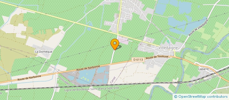 localisation de l'entreprise MONSIEUR PATRICK BAULLER  TOUROUZELLE