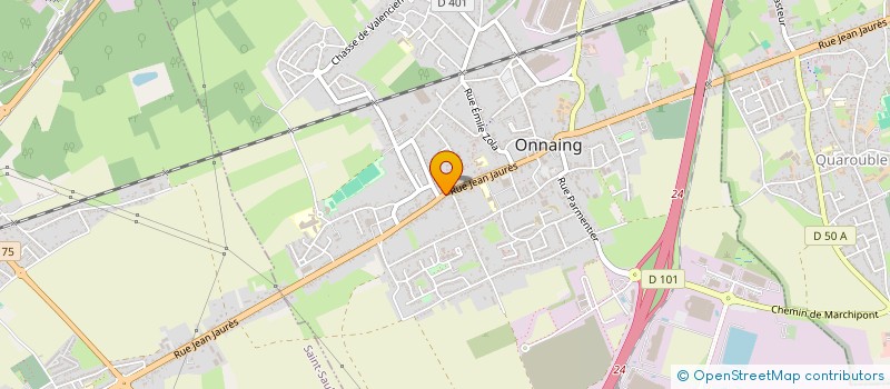 localisation de l'entreprise MONSIEUR PATRICK BAUVIR  ONNAING