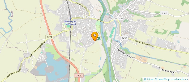 localisation de l'entreprise MONSIEUR PATRICK BAYLE  VERNET