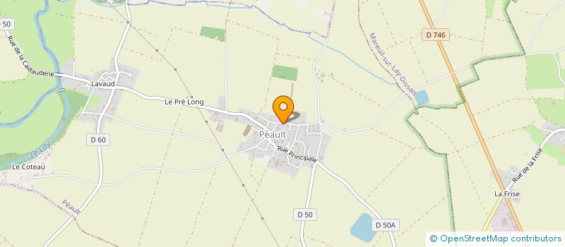 localisation de l'entreprise MONSIEUR PATRICK BAYLE  PEAULT