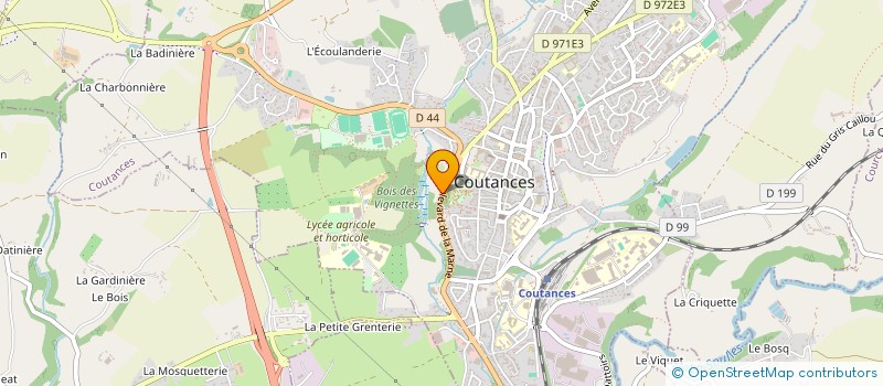 localisation de l'entreprise MONSIEUR PATRICK BAZIERE  COUTANCES