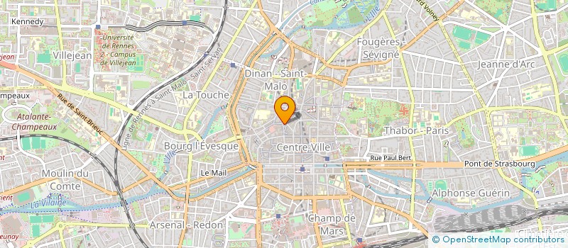 localisation de l'entreprise MONSIEUR PATRICK BAZIN à RENNES