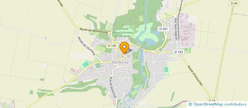 localisation de l'entreprise MONSIEUR PATRICK BEAUDEGEL  LE MEREVILLOIS